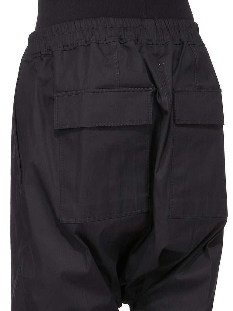 RICK OWENS BLACK HEAVY COTTON POPLIN