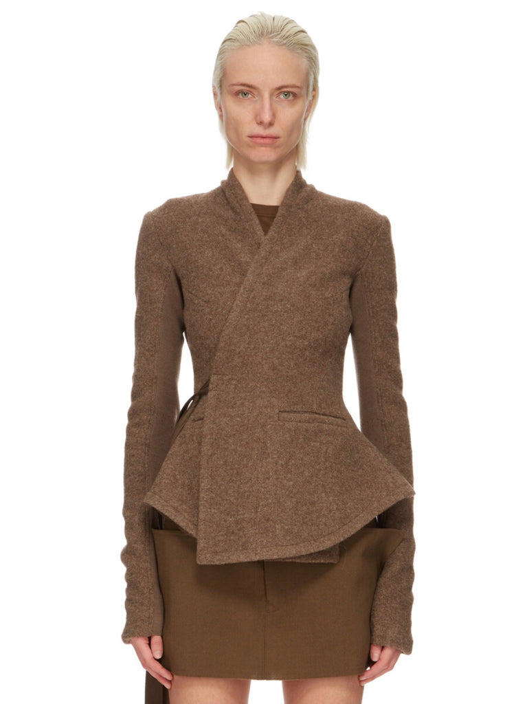 RICK OWENS Womens FW24 PORTERVILLE  - HOLLYWOOD - BLACK