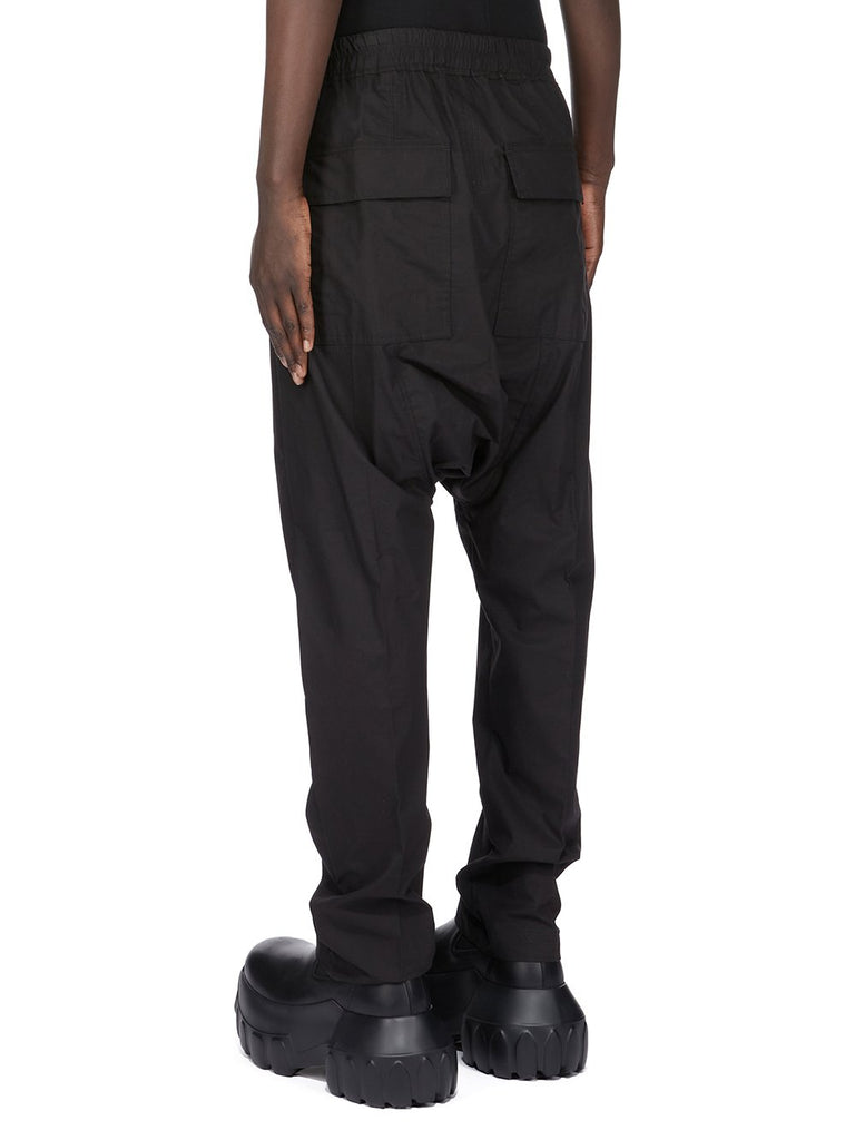 RICK OWENS - Drawstring long trousers - Heavy Poplin