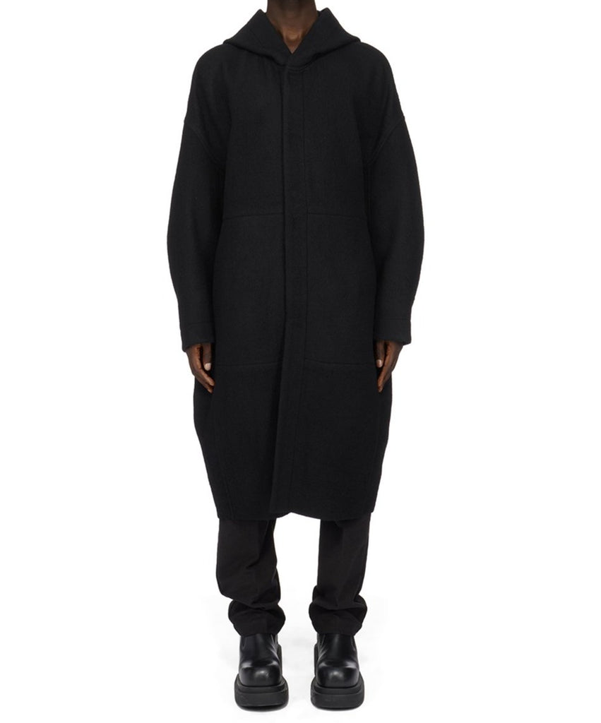 RICK OWENS JUMBO PETER WOVEN COAT