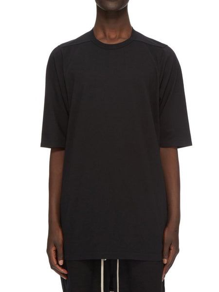 RICK OWENS  Porterville - JUMBO SS T IN BLACK CLASSIC COTTON JERSEY
