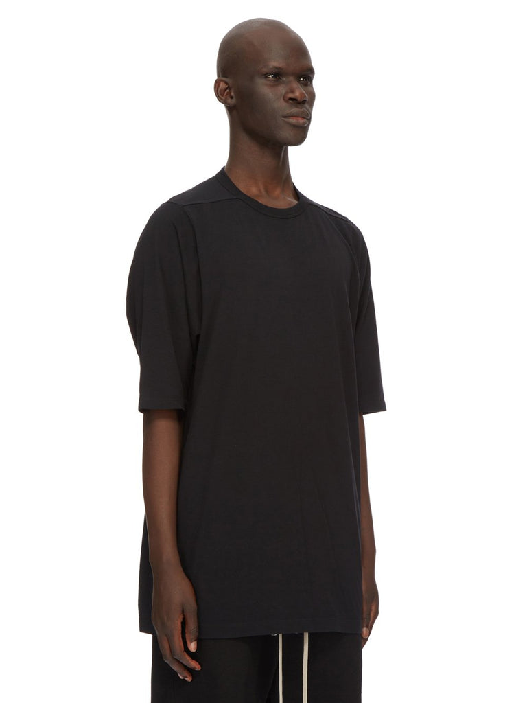 RICK OWENS  Porterville - JUMBO SS T IN BLACK CLASSIC COTTON JERSEY