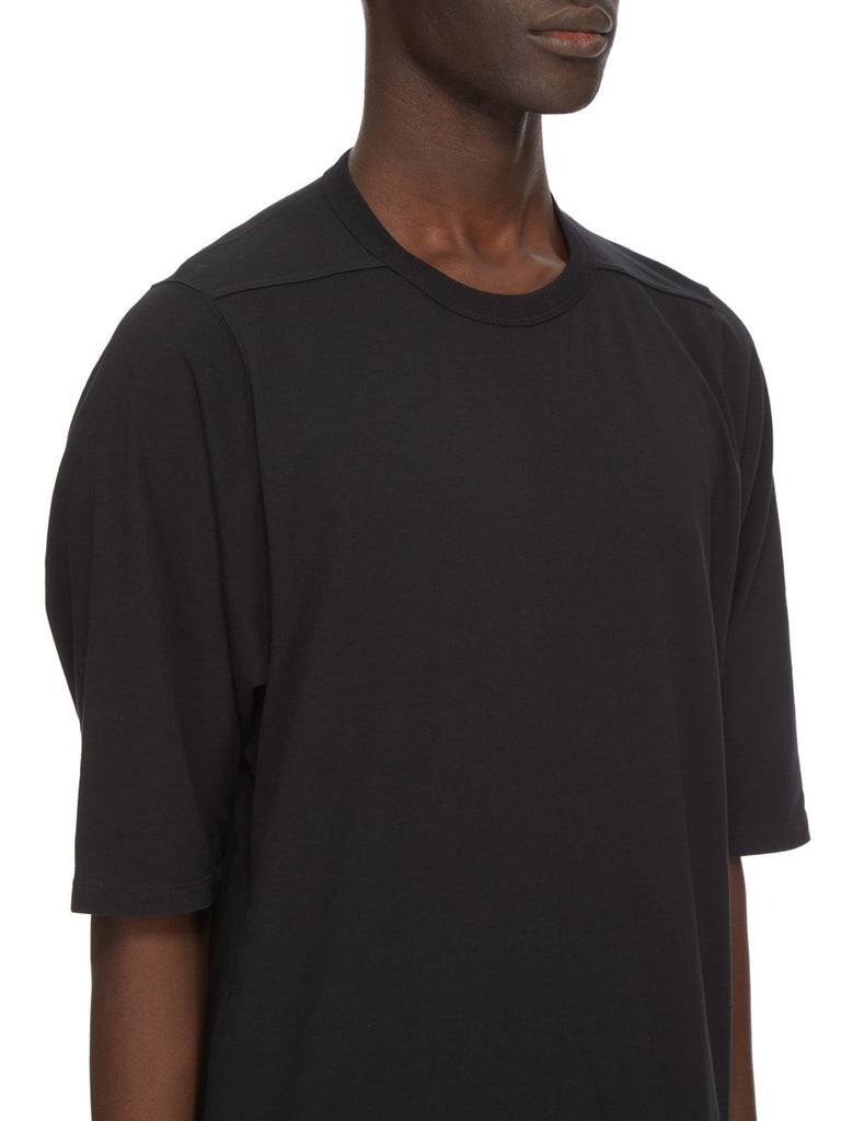 RICK OWENS  Porterville - JUMBO SS T IN BLACK CLASSIC COTTON JERSEY