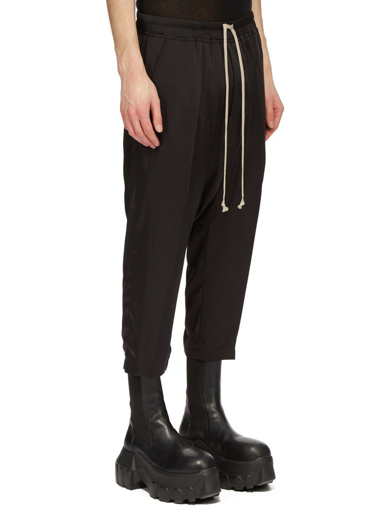 RICK OWENS BLACK HEAVY COTTON POPLIN