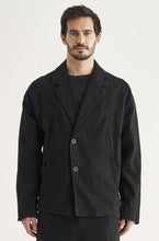 Transit Mens Cotton and wool stretch oversize jacket