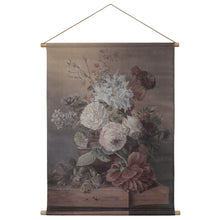 Canvas 253 w/floral print H97/L76 cm