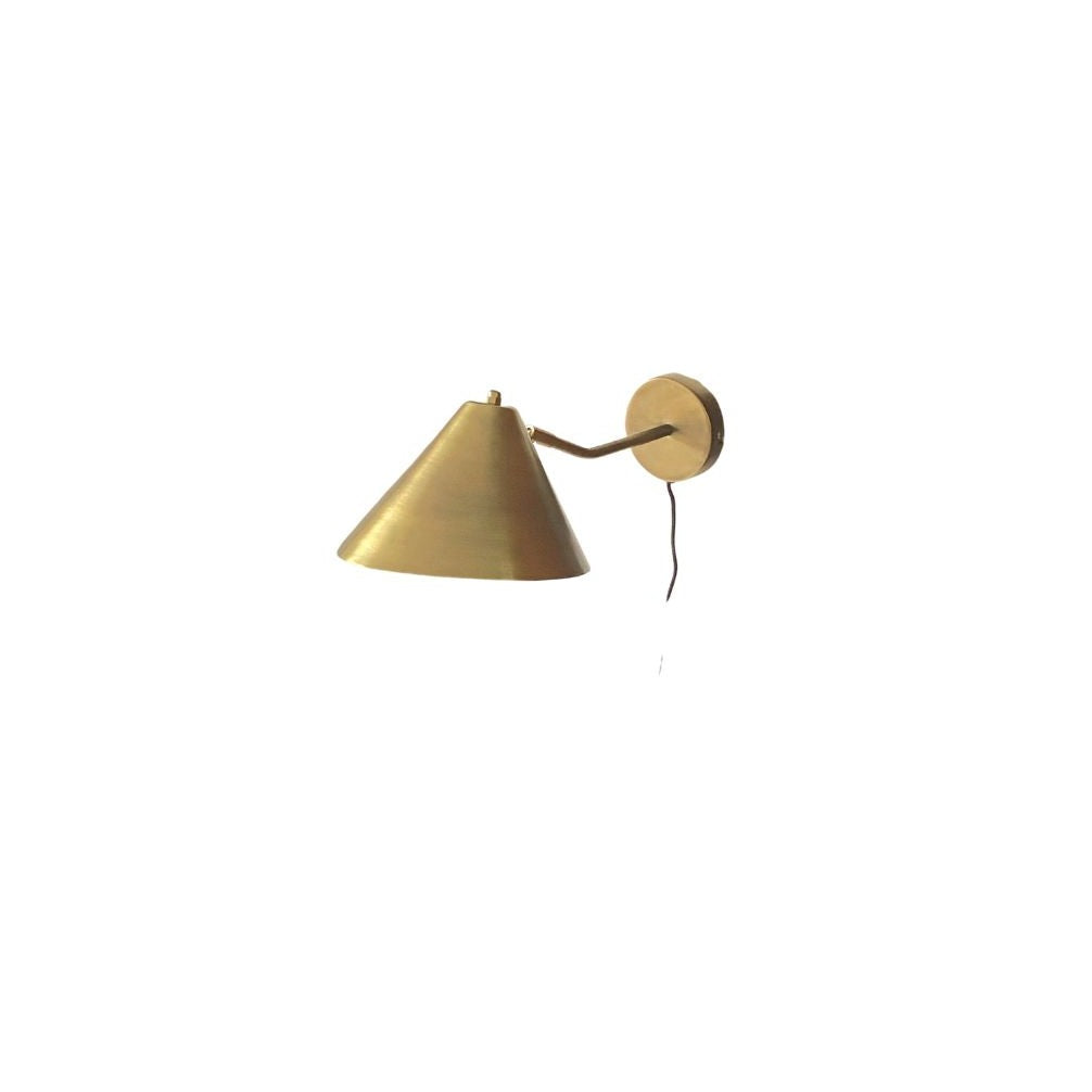 Wall Lamp, Antera Small, Brass finish iron