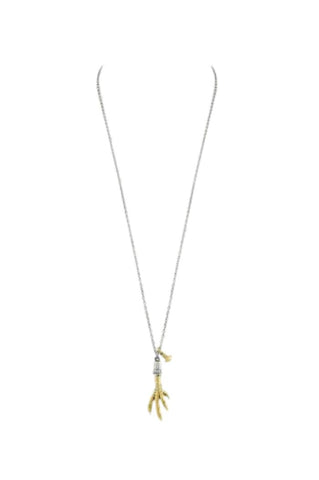 Vivienne Westwood Joselita Long Pendant Antique Gold / Platinum