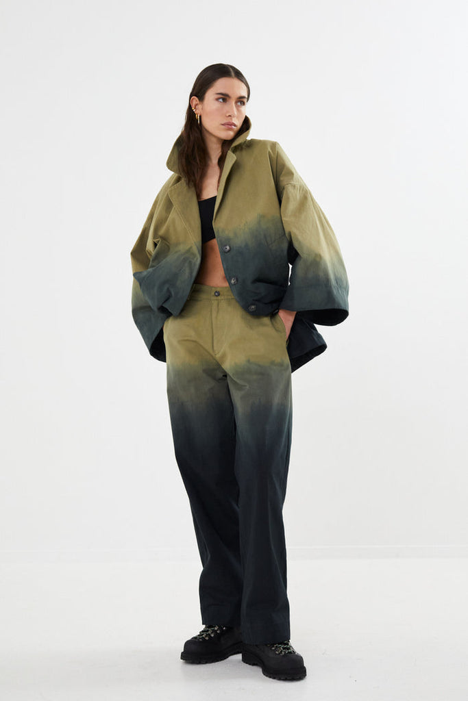 Rabens Saloner drill oversize Jacket Army Combo