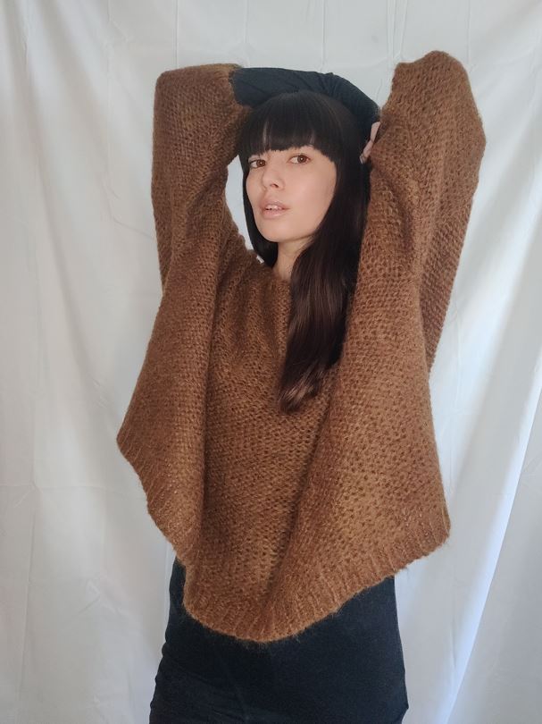WDTS - Mia Mohair jumper - thunder