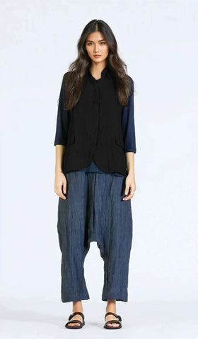 MAMA B SS25 Kimchi A Gilet Anthracite
