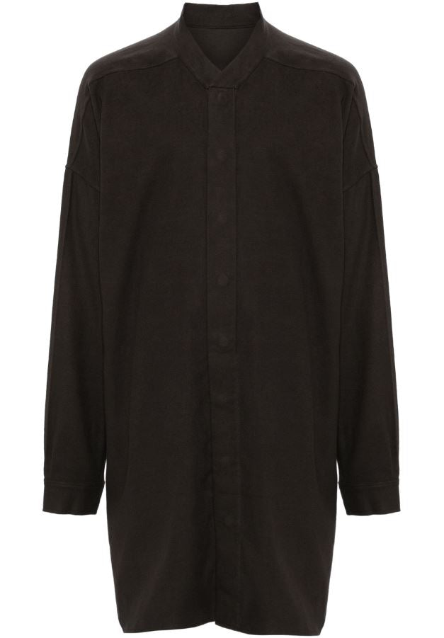Rick Owens Woven Shirt OVERSIZED Faun shirt