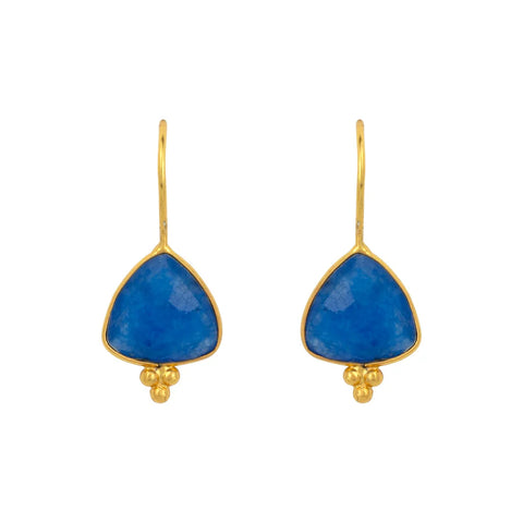 Lola Blue Jade Earrings