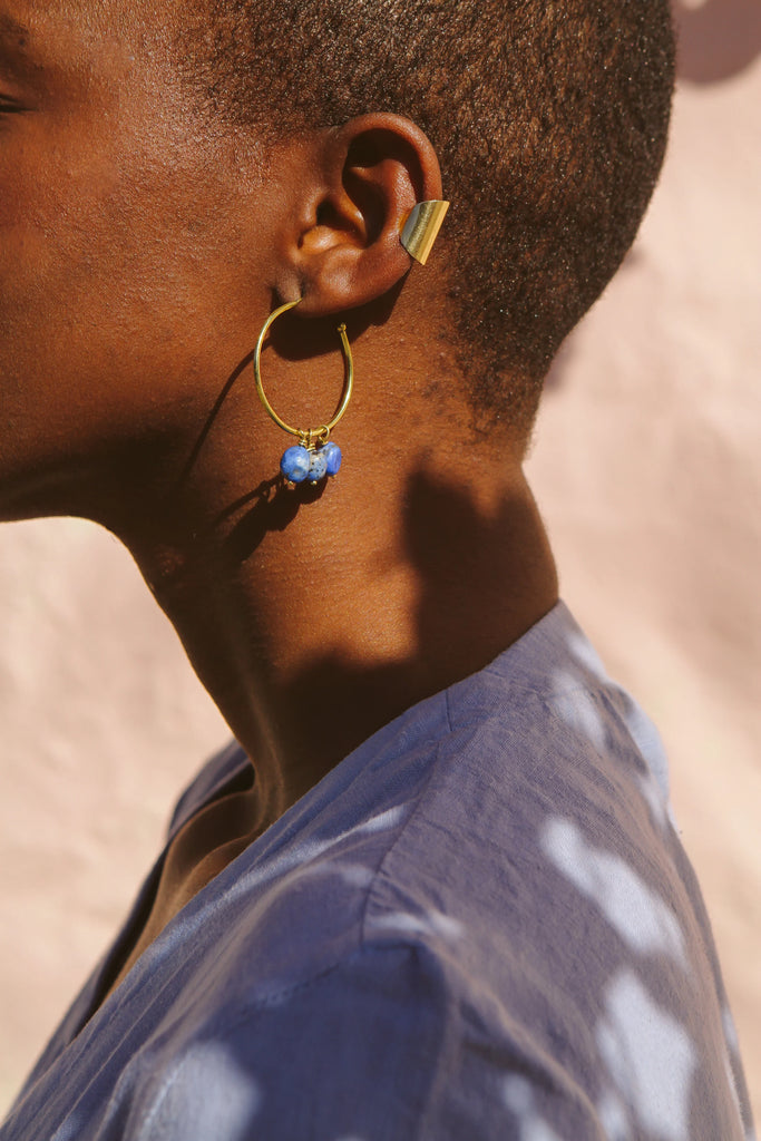 Soul Design Island Earrings Lapis