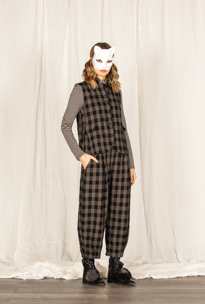 MAMA B AW24 Kimchi Tsant Gilet Nero
