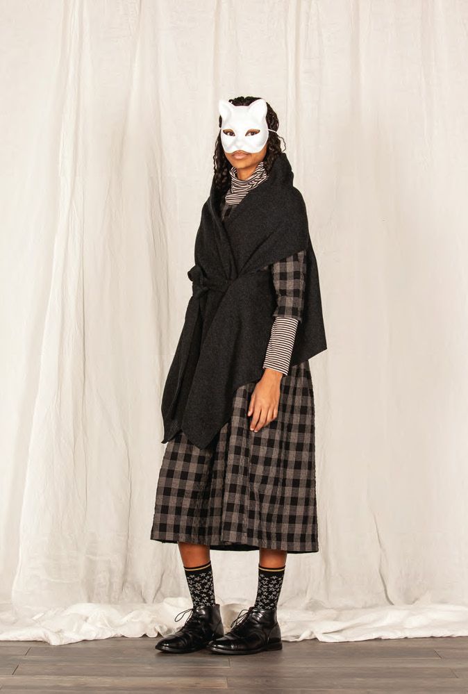 MAMA B AW24 Daikon Tsant Vestito Dress Nero