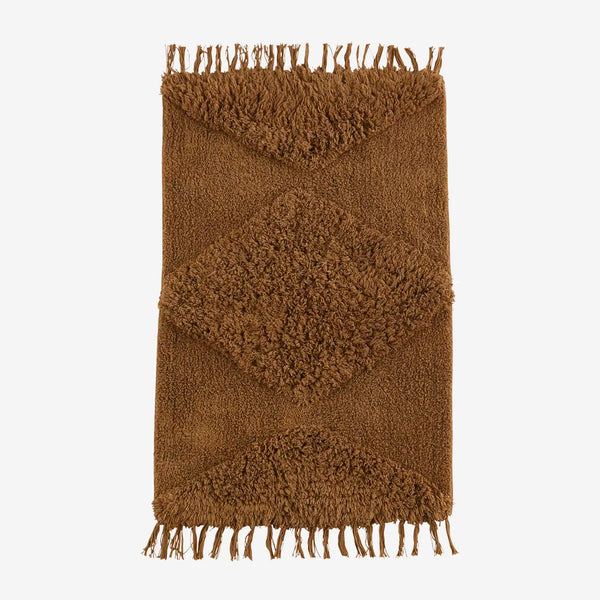 Madam Stoltz Tufted Cotton Bathroom Mat