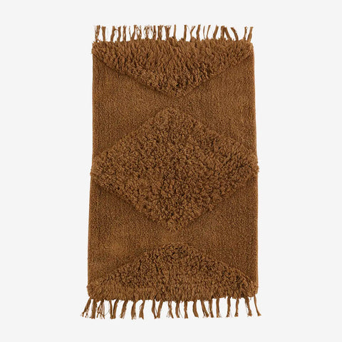 Madam Stoltz Tufted Cotton Bathroom Mat