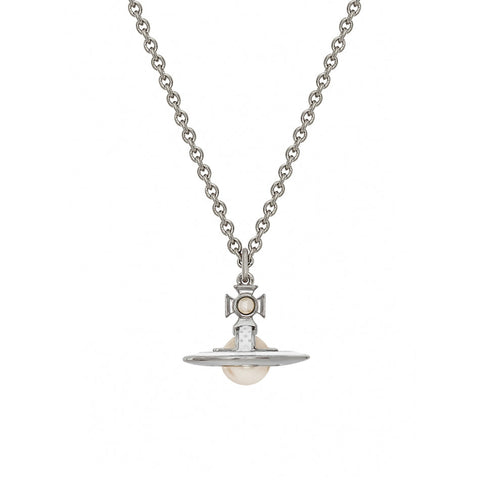 Vivienne Westwood Simonetta Pendant - Platinum Creamrose