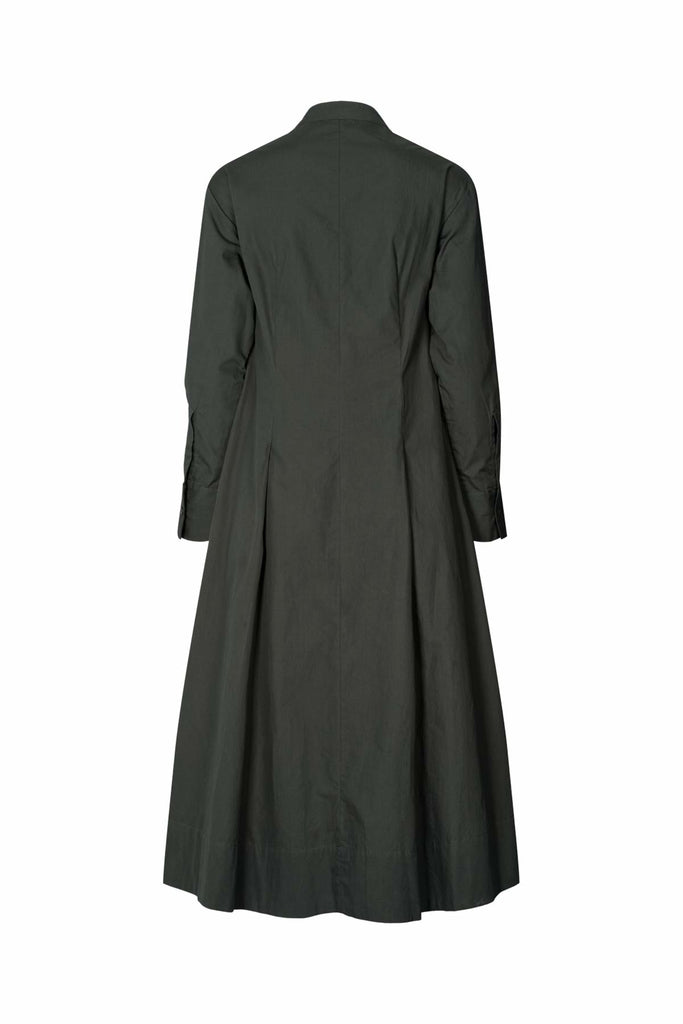 Rabens Saloner POPLIN LONG DRESS - LUCIENNE