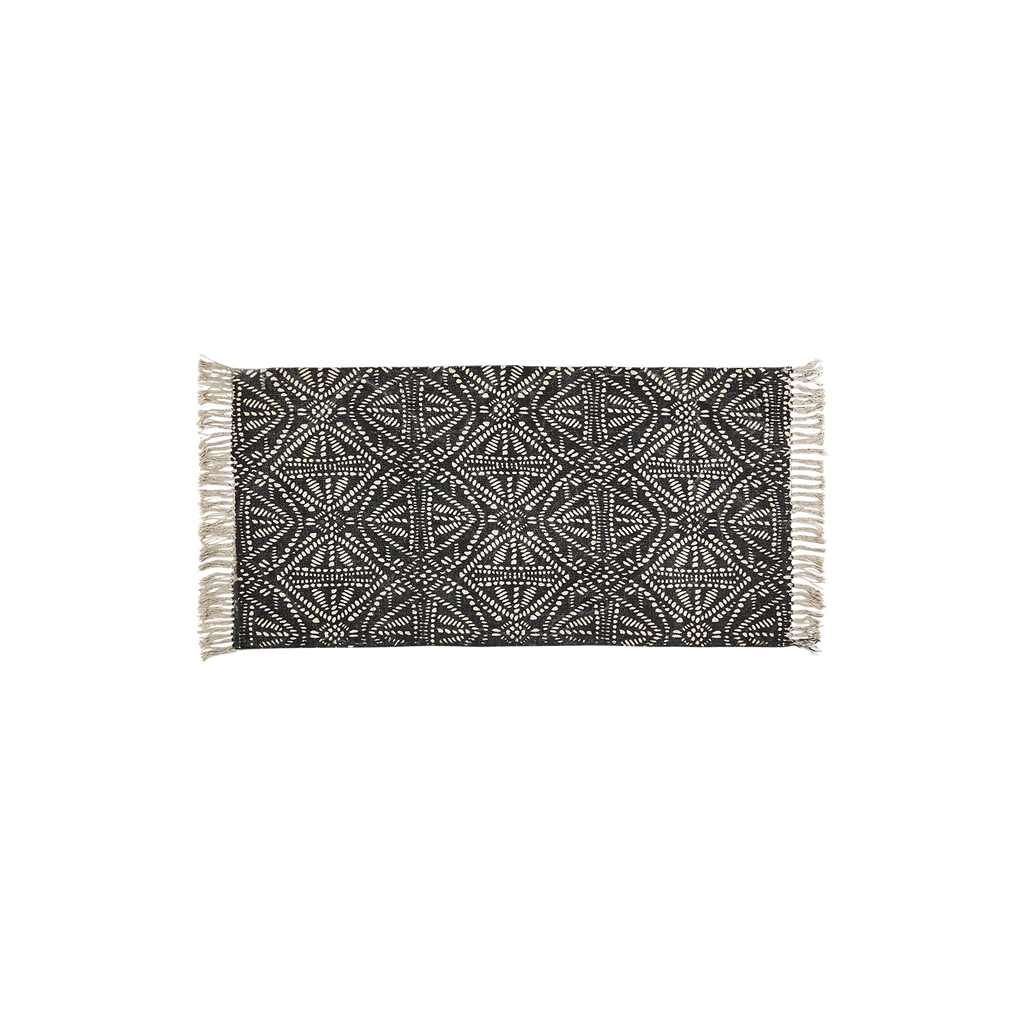 FERNANDO Rug, Natural/black 140x70cm