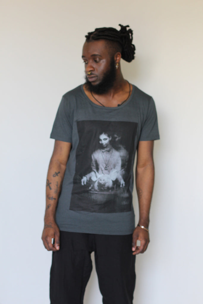 Window Dressing The Soul Pig T shirt charcoal