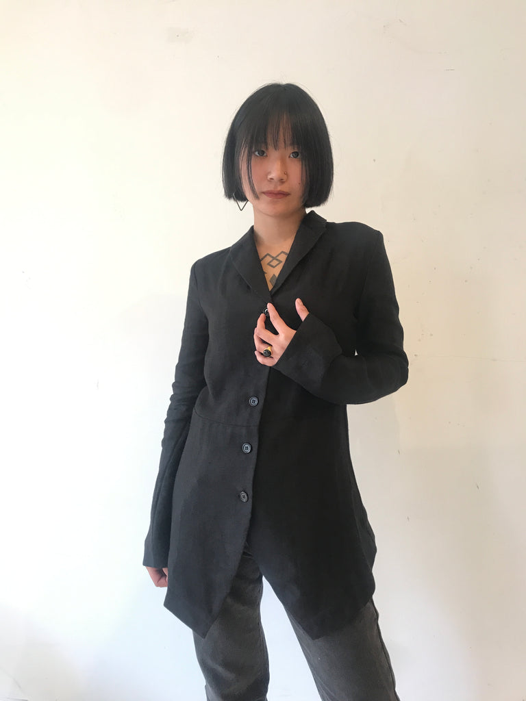 WDTS 5 Button Linen Mix Jacket