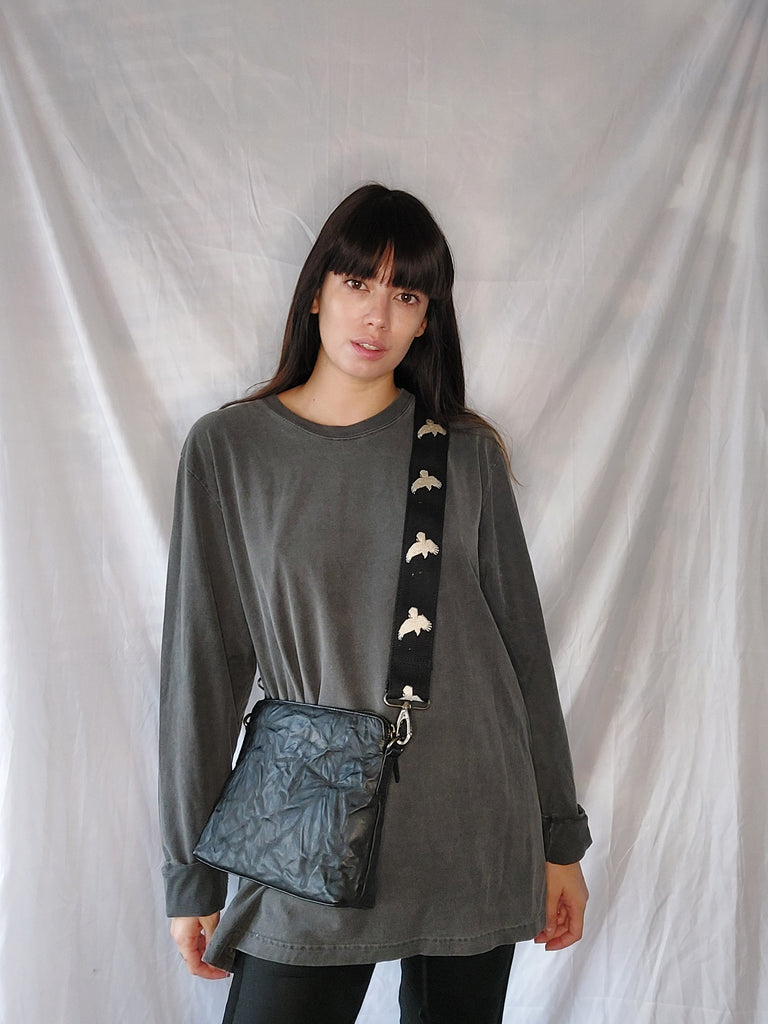 Florrie bag - cloudy - crow strap