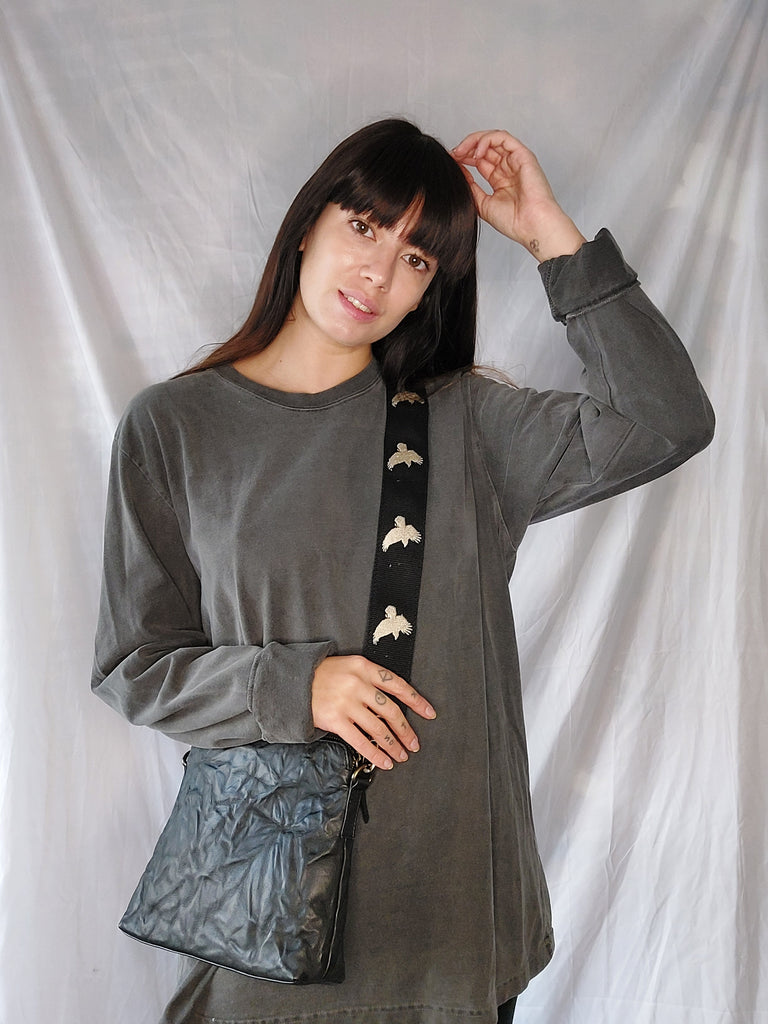 Florrie bag - cloudy - crow strap