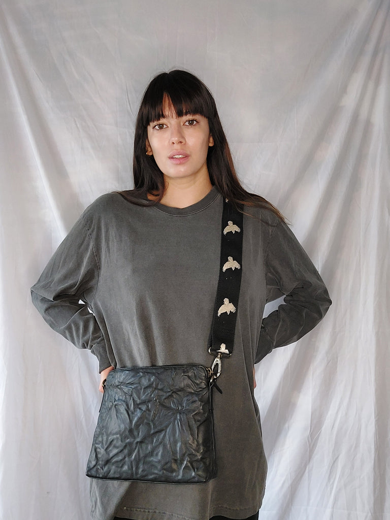 Florrie bag - cloudy - crow strap