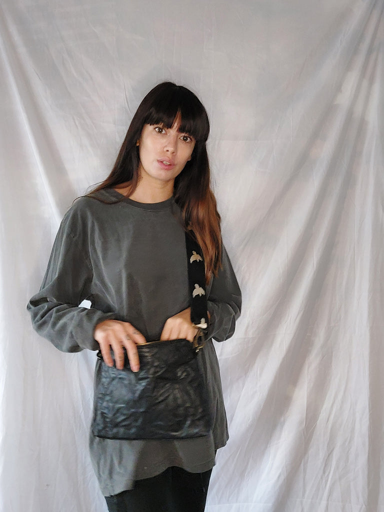 Florrie bag - cloudy - crow strap