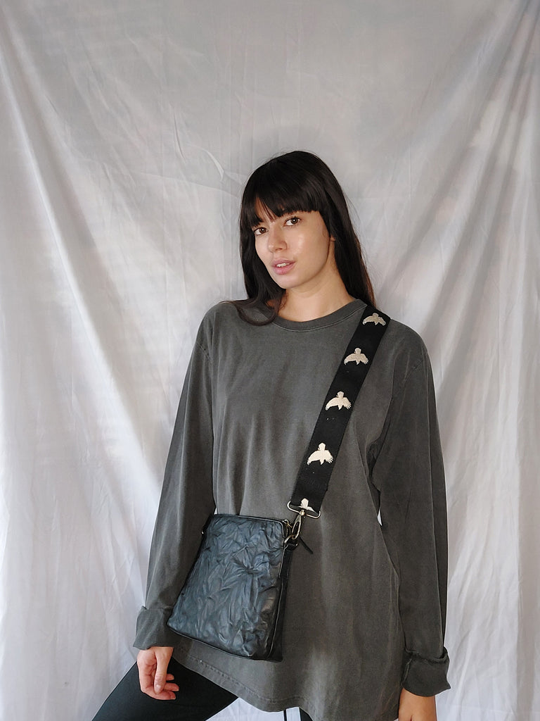 Florrie bag - cloudy - crow strap