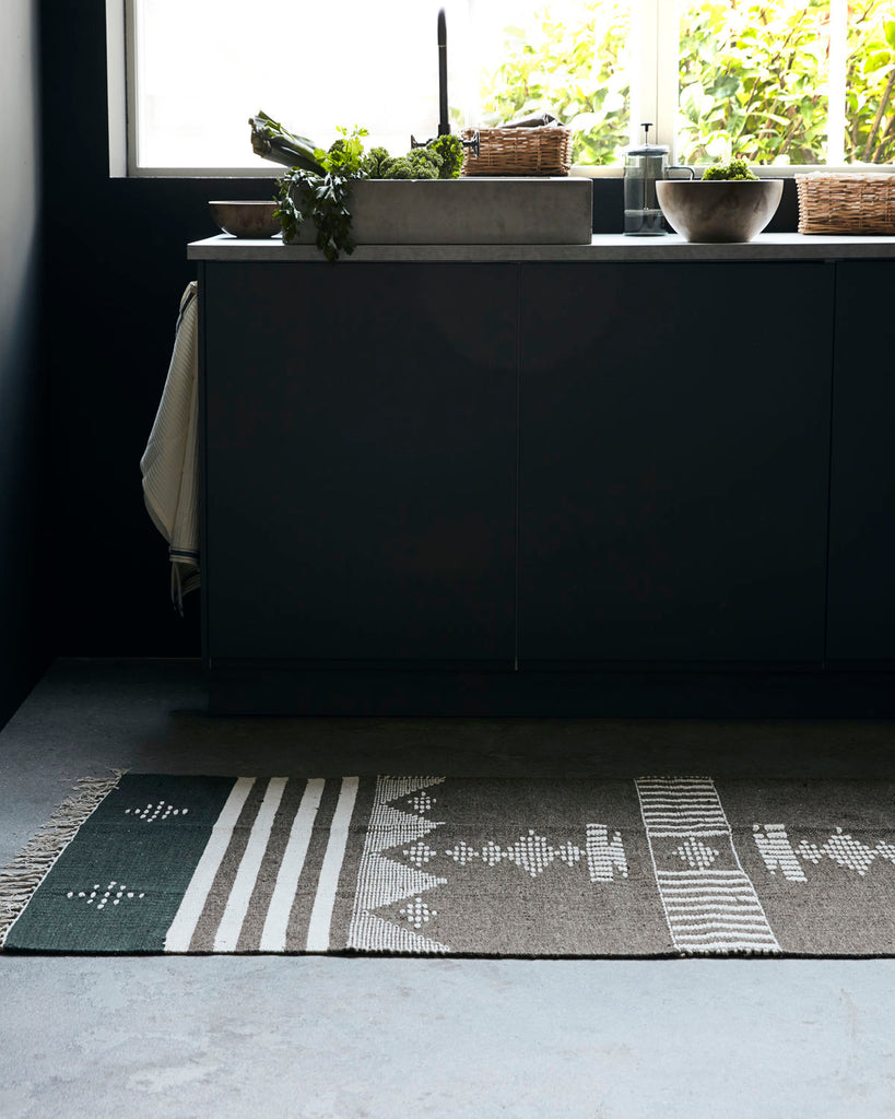 Rug, Coto, Brown runner 200x90cm