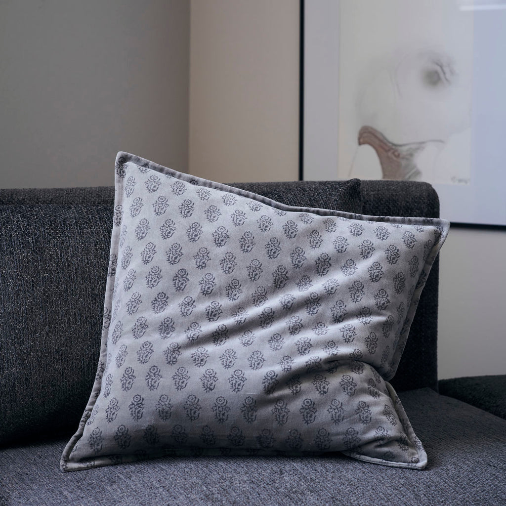 Cushion cover , Velv, Grey