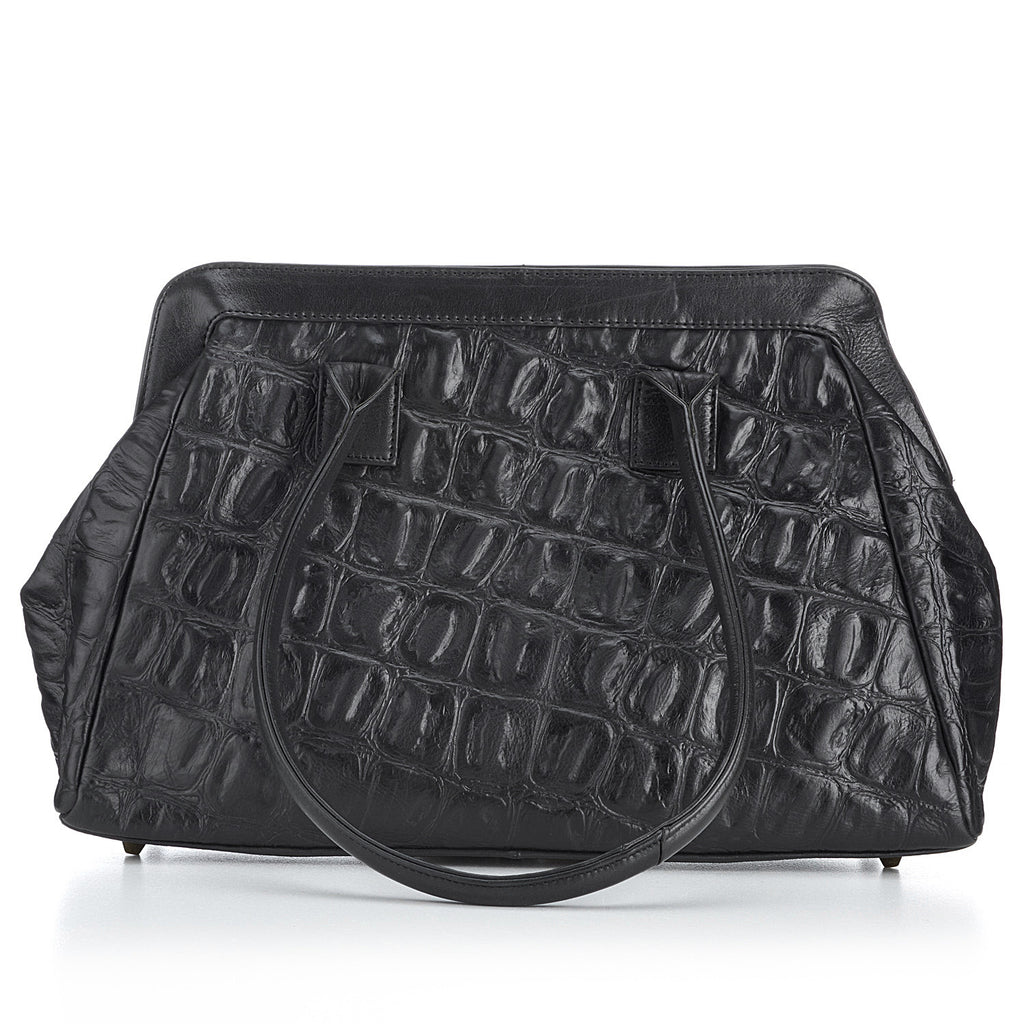 CollardManson Doctors Bag - Black Croc