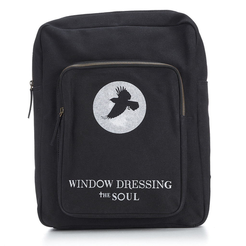 WDTS Backpack- Black Canvas - crow backpack