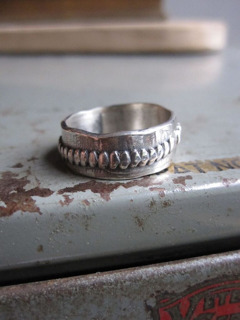 925 Silver Jaggered Ring