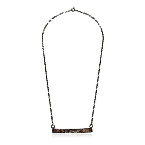 WDTS 925 Silver Necklace - NOLI TIMERE -  Mixed Finish