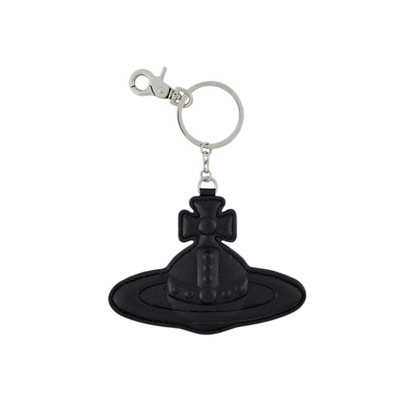 Vivienne Westwood Smooth Leather Injected Orb Keyring
