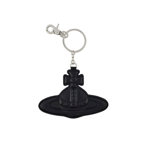 Vivienne Westwood Smooth Leather Injected Orb Keyring