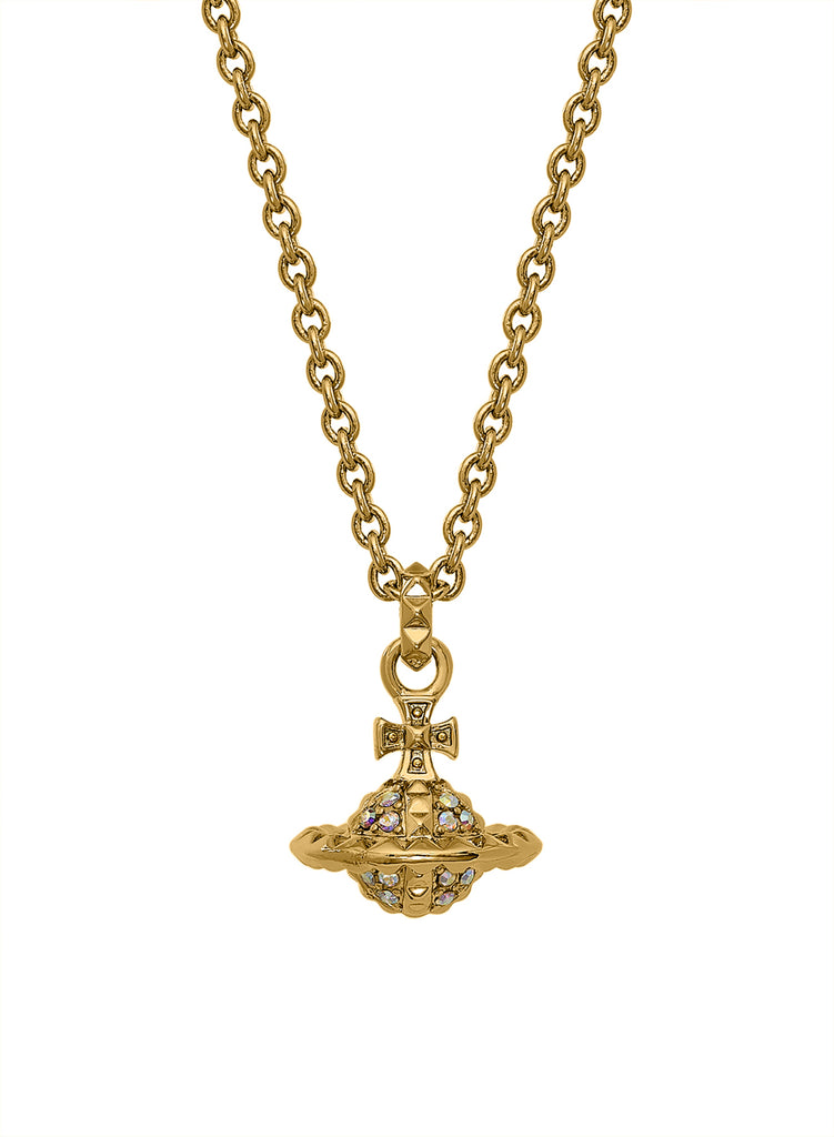 Vivienne Westwood Mayfair Small Orb Pendant - Gold / Crystal