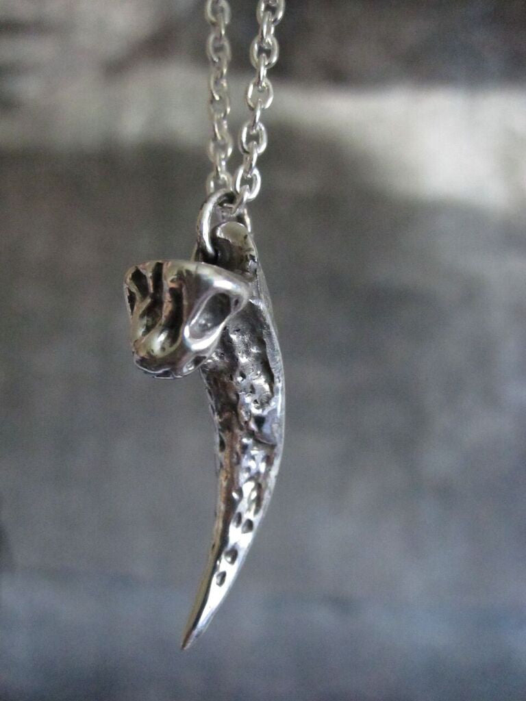 WDTS 925 Silver Tusk Necklace