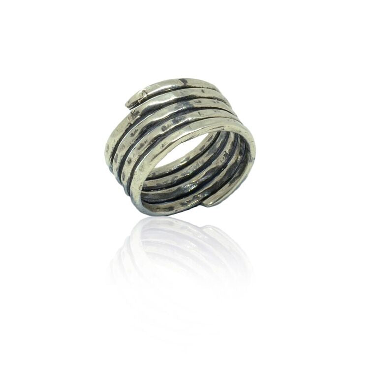 925 silver spiral ring