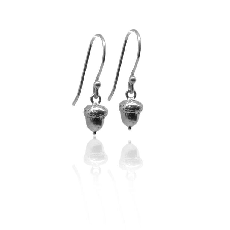 CollardManson 925 Silver Acorn Earrings