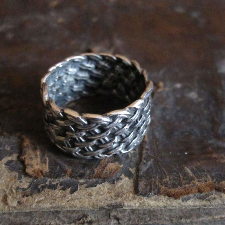 925 Silver Woven Ring