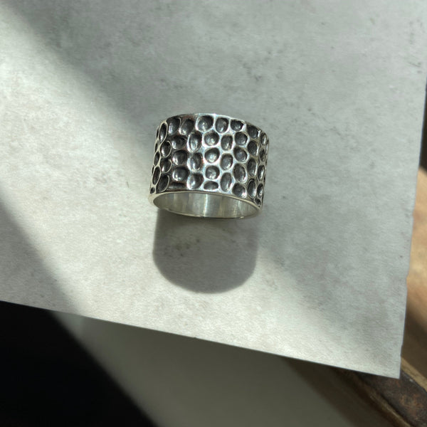 925 Silver Seabed ring