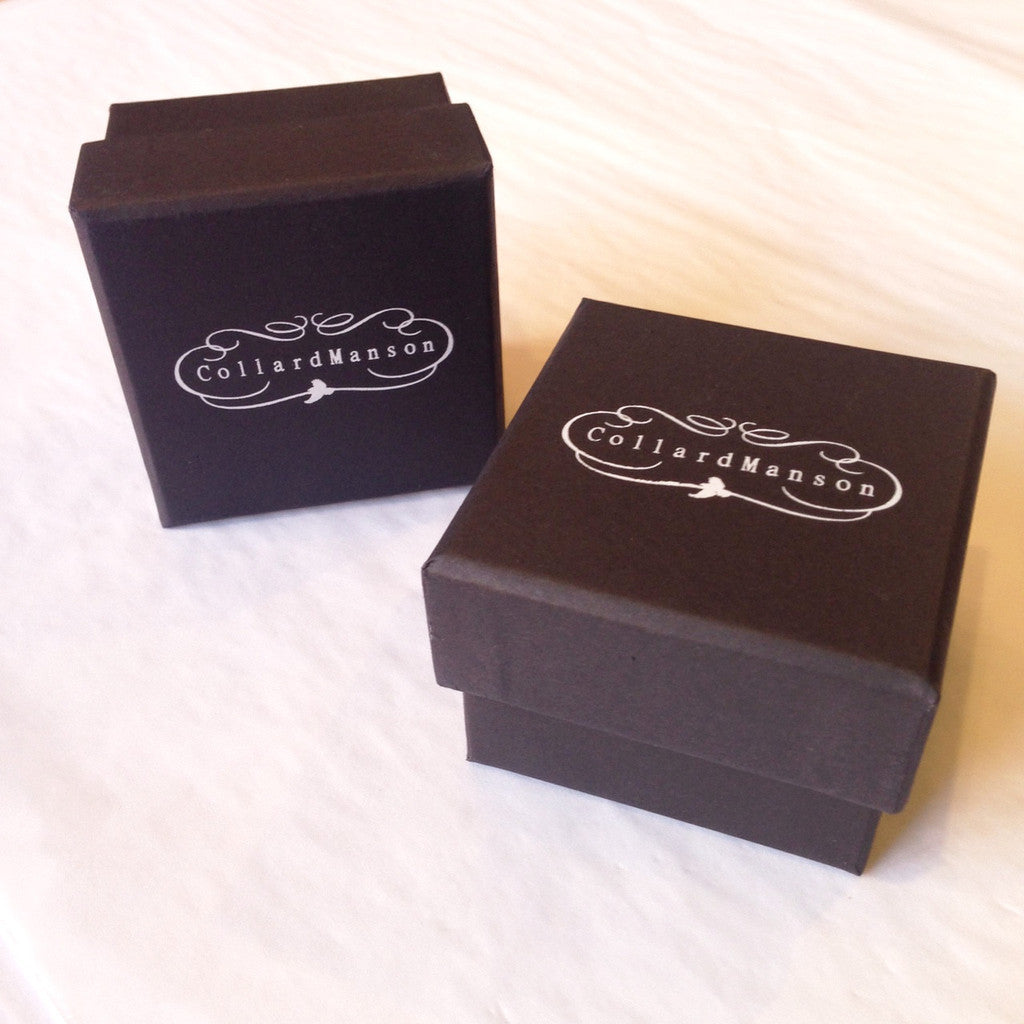 CollardManson 925 Silver Leaf Earrings