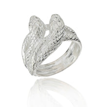 Double snake ring - Silver