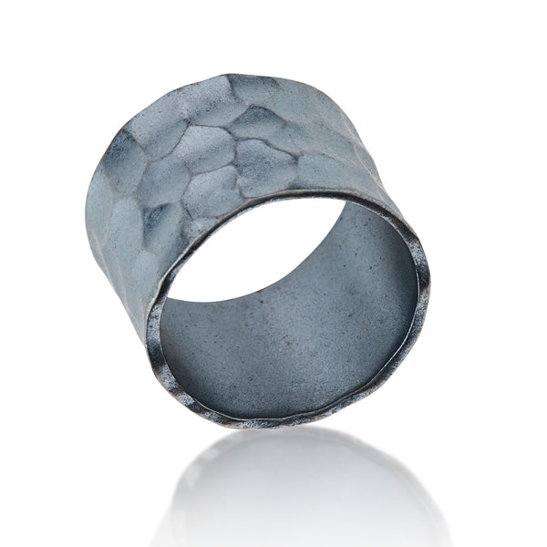 Wide Ring - Oxidised