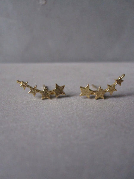 Gold plated Multi star Studs